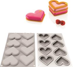 Silikomart Formă pentru prăjiturele Mini Love Story de silicon (26.395.13.0065)