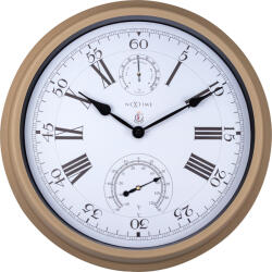 NeXtime Ceas cu termometru și higrometru Hyacinth (4305BR)
