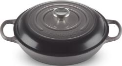 Le Creuset Oală Gourmet Signature scundă 30 cm gri (21180304442430)
