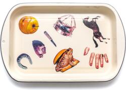 Seletti Formă pentru produse de patiserie Seletti Wears Toiletpaper bej emailată (17001-bezowa)