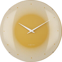 NeXtime Ceas de perete Deep 50 galben (3300YL)