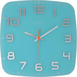 NeXtime Ceas de perete Classy Square turcoaz (8816tq)