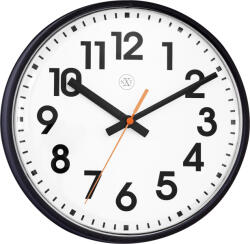 NeXtime Ceas de perete Peter 26 cm alb cu negru (7367ZW)