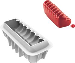 Silikomart Formă pentru produse de patiserie Bűche Coeur (20.467.13.0065)