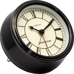 NeXtime Ceas deșteptător Amsterdam small negru (5199zw)