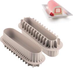 Silikomart Formă pentru produse de patiserie Inserto Buche de silicon (20.404.13.0065)