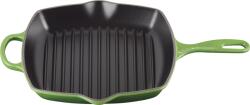 Le Creuset Tigaie pentru grătar Signature pătrată 26 cm verde de bambus (20183264080422)