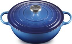 Le Creuset Oală La Marmite Signature 26 cm bleu intens (21114262200430)