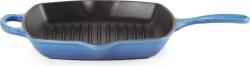Le Creuset Tigaie pentru grătar Signature pătrată 26 cm bleu intens (20183262200422)