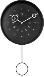 NeXtime Ceas de perete Loop negru (3295ZW)