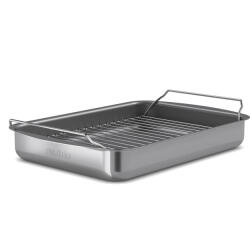 Eva Solo Tavă de copt cu grătar Eva Trio 28, 5 x 38, 2 cm cu acoperire Slip-Let (202036)