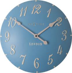 NeXtime Ceas de perete London Arabic albastru (3084bl)