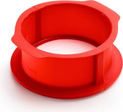 Lékué Formă pentru tort cu farfurie ceramică Duo pentru prăjiturile Charlotte (880940)