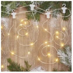 EMOS Karácsonyi jégcsap fényfüzér kültéri és beltéri meleg fehér programozható 1,7 m (D3CW01)