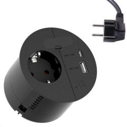 Bachmann 1 Plug + 2 USB 2 m (938.201)