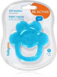 BabyOno Be Active Gel Teether rágóka Flower Blue