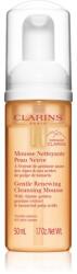 Clarins Cleansing Gentle Renewing Cleansing Mousse demachiant spumant delicat pentru toate tipurile de ten 50 ml