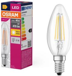 OSRAM LED Izzó FILAMENT B40 E14/4W/230V 2700K - Osram P225666 (P225666)