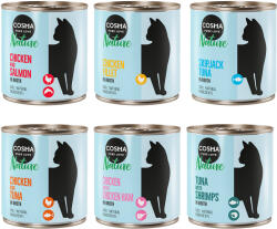 Cosma 6x280g Cosma Nature nedves macskatáp mix 1 (6 változattal)