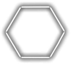 Escape6 Komplett LED hatszögletű lámpatest fehér 6500 K, 1 elem 97 × 84 cm (HXG-44-set01-6.5)
