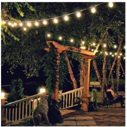 Retlux - LED Kültéri dekoratív lánc GIRLAND G45 10xE27/230V 8m IP44 meleg fehér 52000080 (FT1071)