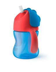 Philips Cana cu pai Philips Avent SCF796/01, 9 luni, 200 ml, Albastru/Rosu (SCF796/01)