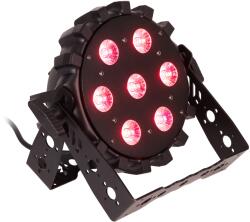 Flash LED PAR SLIM 7x10W RGBW 4in1 25° WIRELESS DMX mk2