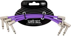 Ernie Ball Flex Patch Cable 6" Purple 3-Pack