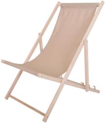 ROJAPLAST BAHAMA POLYESTER kerti nyugágy, fa, bézs (23210/15)