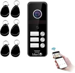 Philips VideoInterfon Smart wireless WiFi Mentor SY062 Full-HD 2MP IR IP65 acces 3 familii Aplicatie/Card/Buton (MMDSY062-123437)