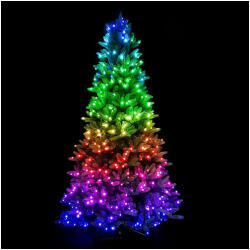 Twinkly Karácsonyfa okos izzókkal, 400db LED, RGB szín, 1, 8m, programozható, Twinkly (TWT400STP_BEU)