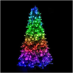 Twinkly Karácsonyfa okos izzókkal, 250db LED, RGB szín, 1, 5m, programozható, Twinkly (TWT250STP_BEU)