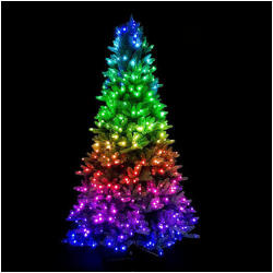 Twinkly Karácsonyfa okos izzókkal, 400db LED, RGBW fehér szín, 2, 2m, programozható, Twinkly (TWT400SPP_BEU)