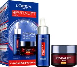 L'Oréal L'ORÉAL PARIS Revitalift Laser éjszakai szérum + Revitalift Laser X3 SPF 25 nappali krém, 30 + 50 ml