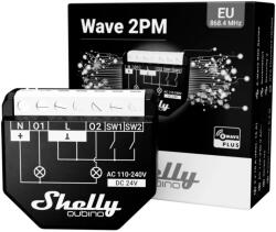 Shelly Releu inteligent Wave 2PM, relay (black, pack of 4) (BUSHW2PM) - vexio