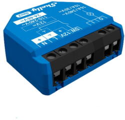 Shelly Releu inteligent GEN3, 1 canal, 16A, WiFi, contact uscat (Shelly_1_Gen3) - 24mag