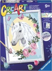 Ravensburger Set de pictură pe numere Ravensburger CreArt - Unicorn (20268)