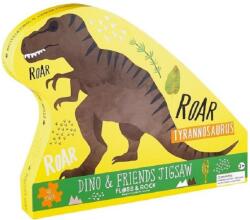 Floss and Rock Puzzel pentru copii Floss and Rock - Dinozauri, 40 de piese (37P3105) Puzzle