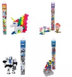 Plus-Plus Plus-Plus: Figurák építőjáték készlet hengerben, 100 db-os - többféle