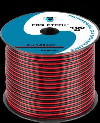 Cabletech Hangszóró kábel 2 x 1.0mm 100m (KAB0391)