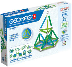 Geomag Set de constructie magnetic Geomag Classic, 60 piese, Multicolor (064258)