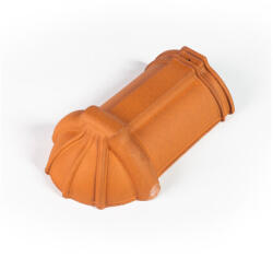 Tondach-Wienerberger Tondach Hornyolt Kezdő gerinccserép rögzítőcsavarral 17 cm téglavörös-csornai (788521)