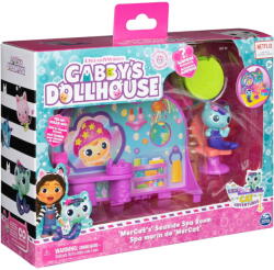 Spin Master Spin Master Gabby's Dollhouse Deluxe Room Playset - Wellness Room with Meerkat, Play Figure (6068286) - pcone Papusa