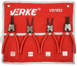 VERKE seeger fogó készlet külső/belső 200 mm 4 db V87052 (V87052)