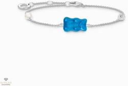 THOMAS SABO x HARIBO kék gumimaci kristályüveg karkötő 19 cm - A2151-052-1-L19