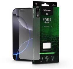 MyScreen MS240048 Apple iPhone 16 Pro rugalmas, hibrid üveg - Myscreen protector Hybrid Glass átlátszó 8H ujjlenyomat-érzékelő biztos (MS240048)