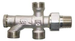 HERZ Bypass egyenes radiátorszelep 1/2" x G3/4" 100% 1718911 (1718911)