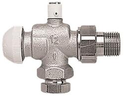 HERZ TS-90 termosztatikus felső radiátor szelep légtelenítővel, axiál sarok, 1/2" - 15mm 1772892 (1772892)