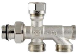 HERZ Bypass egyenes radiátorszelep 1/2" x G3/4" 50% 1718711 (1718711)