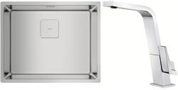 Teka Készlet acél mosogató Teka Flexlinea 115000012, konyhai csaptelep Teka Icon 339150200